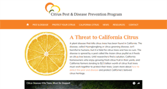 Desktop Screenshot of californiacitrusthreat.org